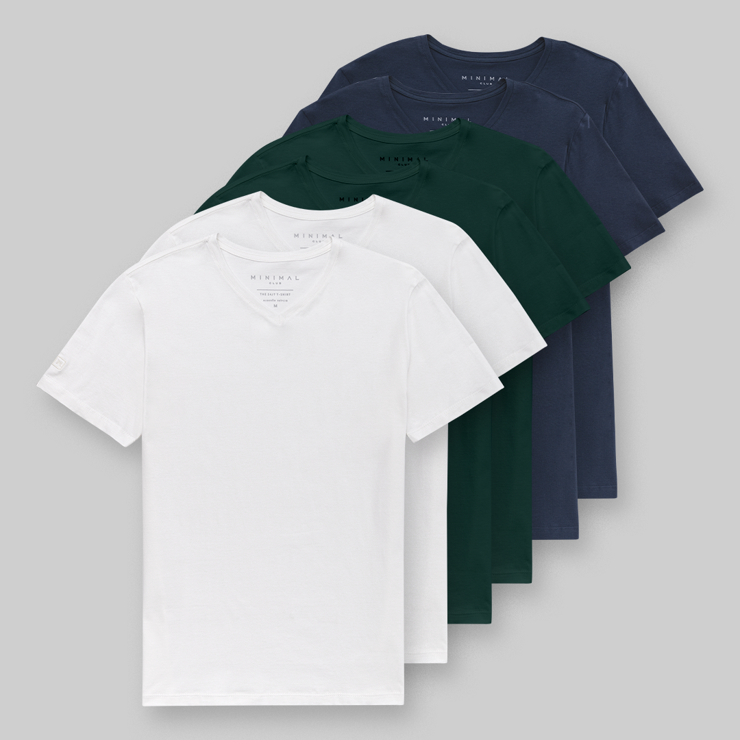 Kit 6x Camisetas Minimal
