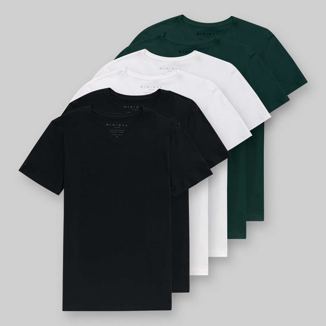 Kit 6x Camisetas Minimal