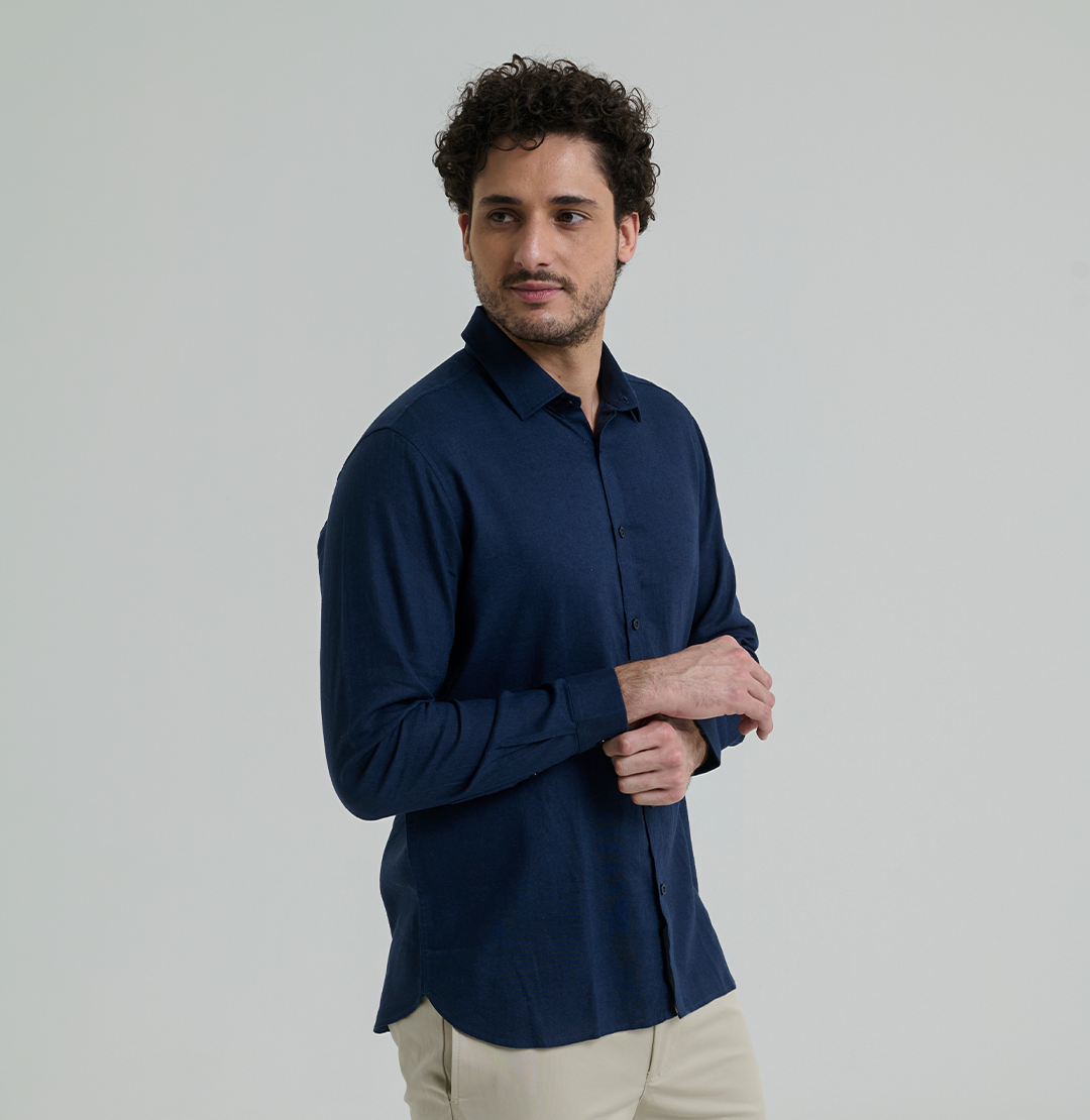 Camisa de Linho Minimal