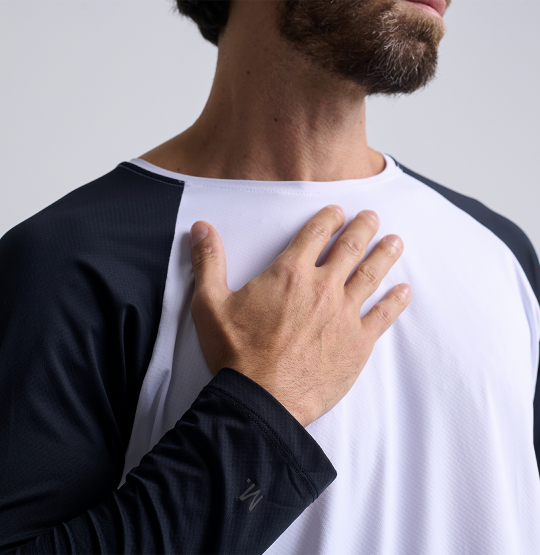 Camiseta Fitness Manga Longa