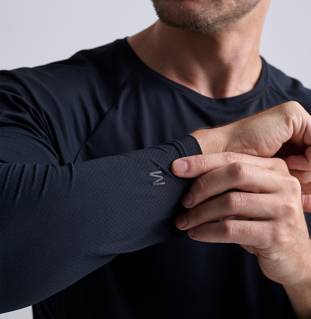 Kit 2x Camiseta Fitness Manga Longa