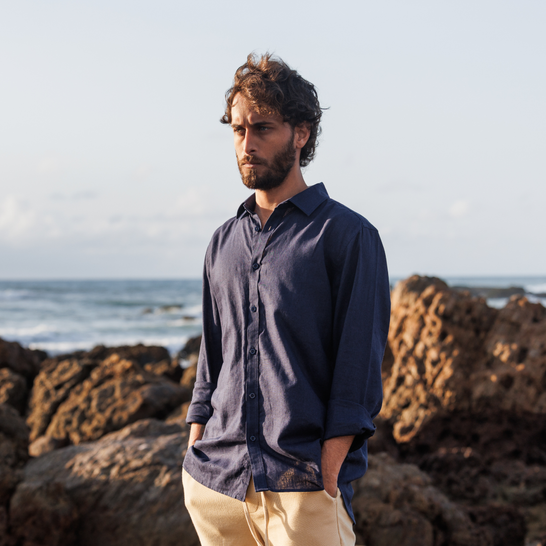 Camisa de Linho Minimal