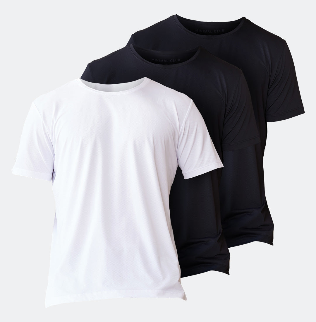 Kit 3x Camiseta Minimal Essential Fitness
