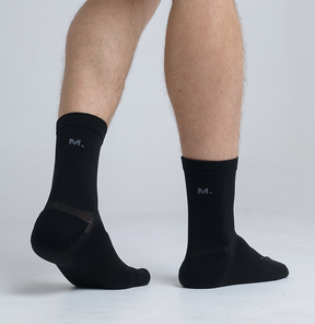 Kit 9x Meias Pretas - Variadas