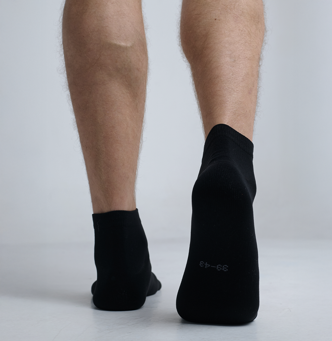 Kit 9x Meias Pretas - Variadas