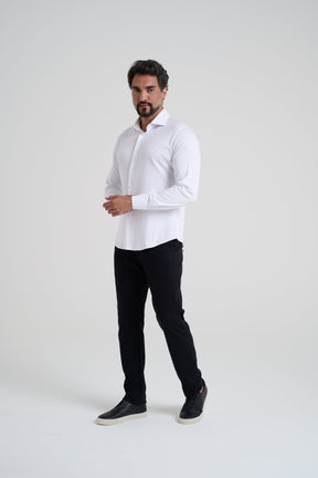 Kit 3x Camisa Social Malha