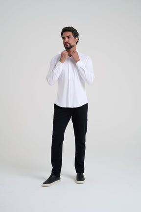 Kit 2x Camisa Social Malha