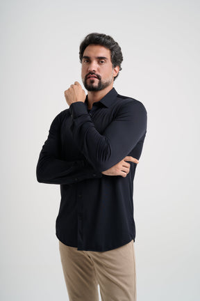 Kit 2x Camisa Social Malha