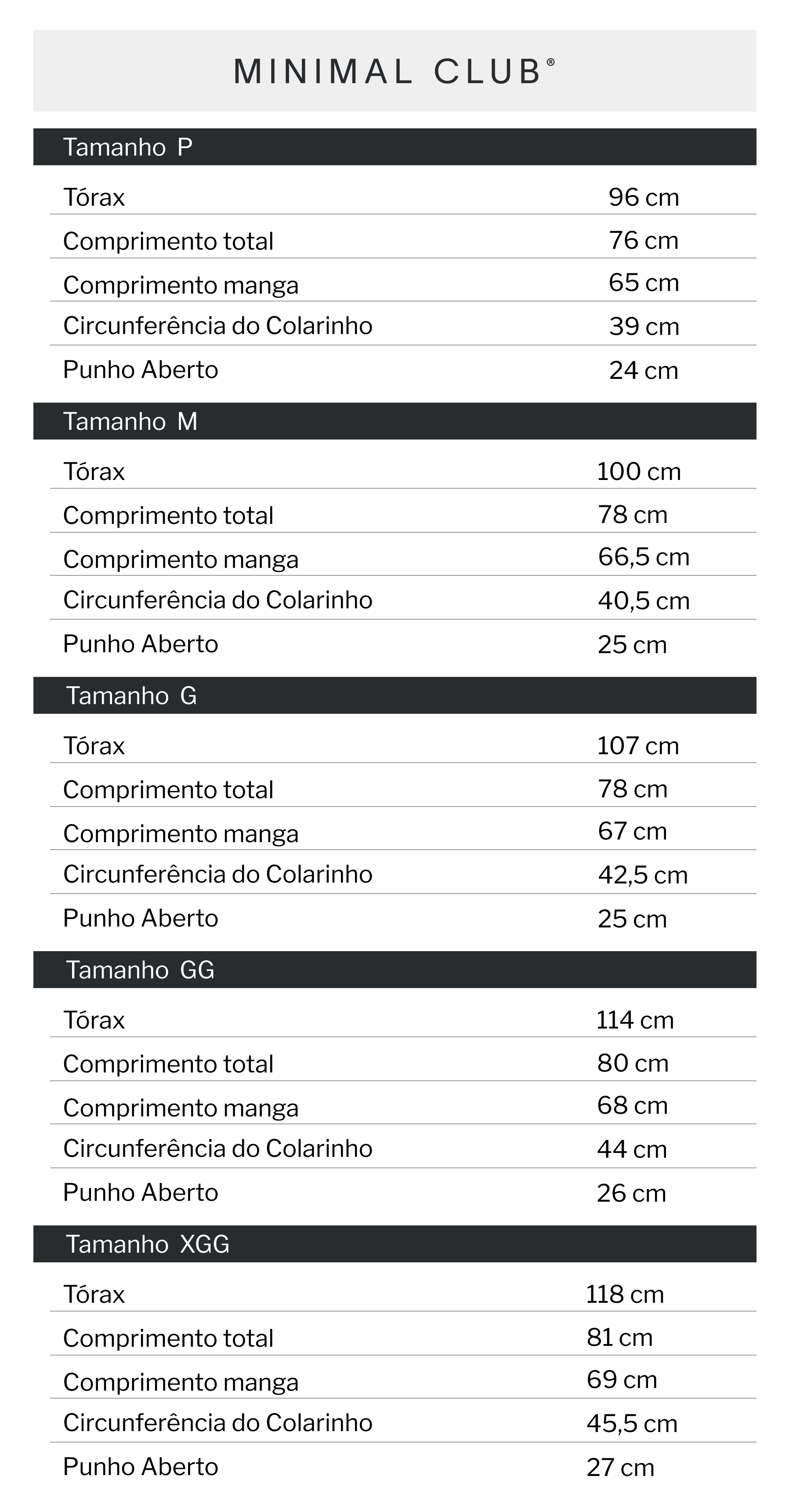 Kit Minimal 4X - 4 camisetas