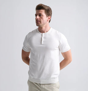 Camisa Henley Tricot Minimal