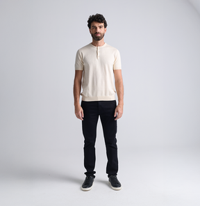 Kit 2x Camisa Henley Tricot Minimal