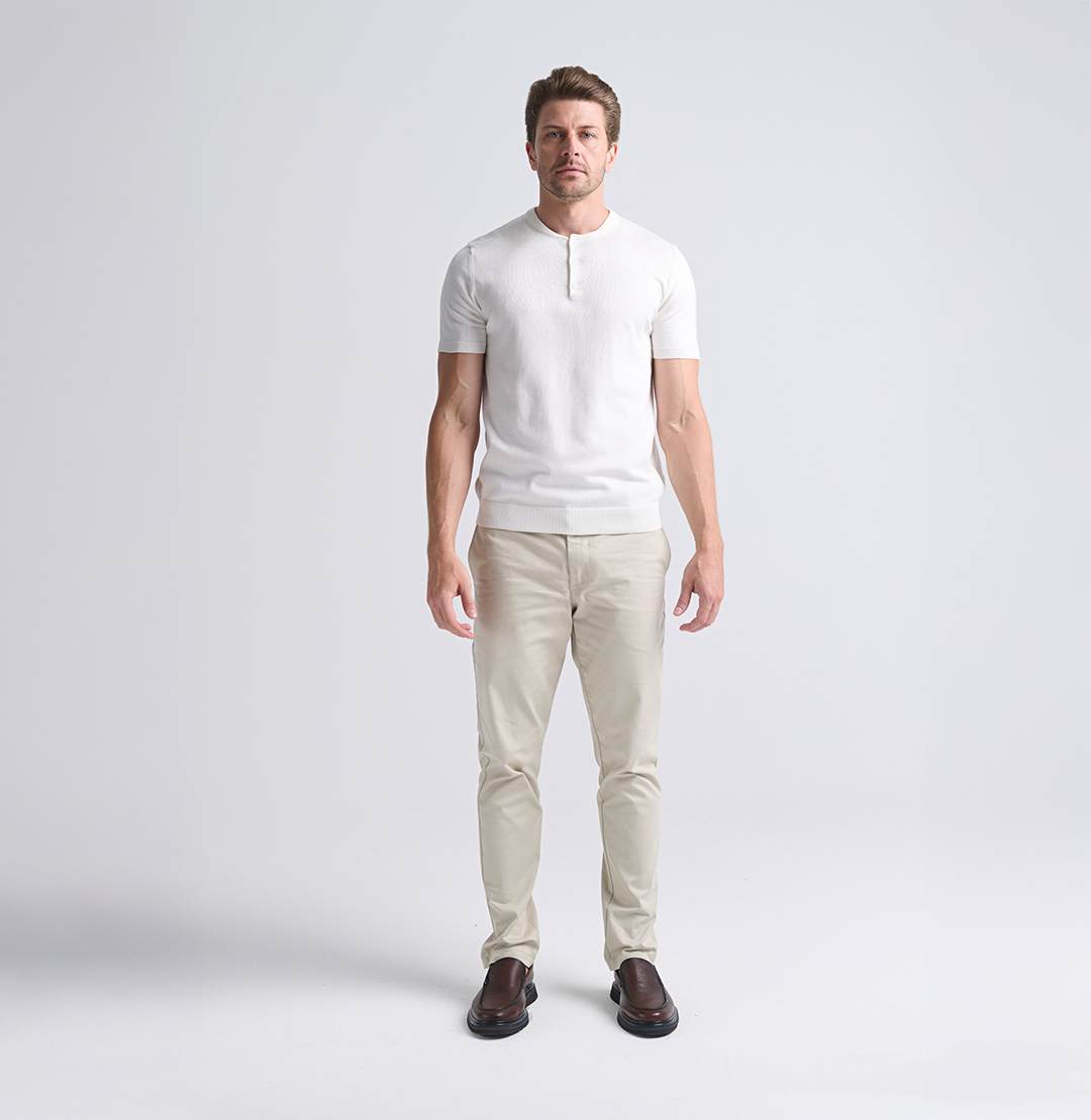 Kit 3x Camisa Henley Tricot Minimal