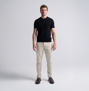 Kit 2x Camisa Henley Tricot Minimal