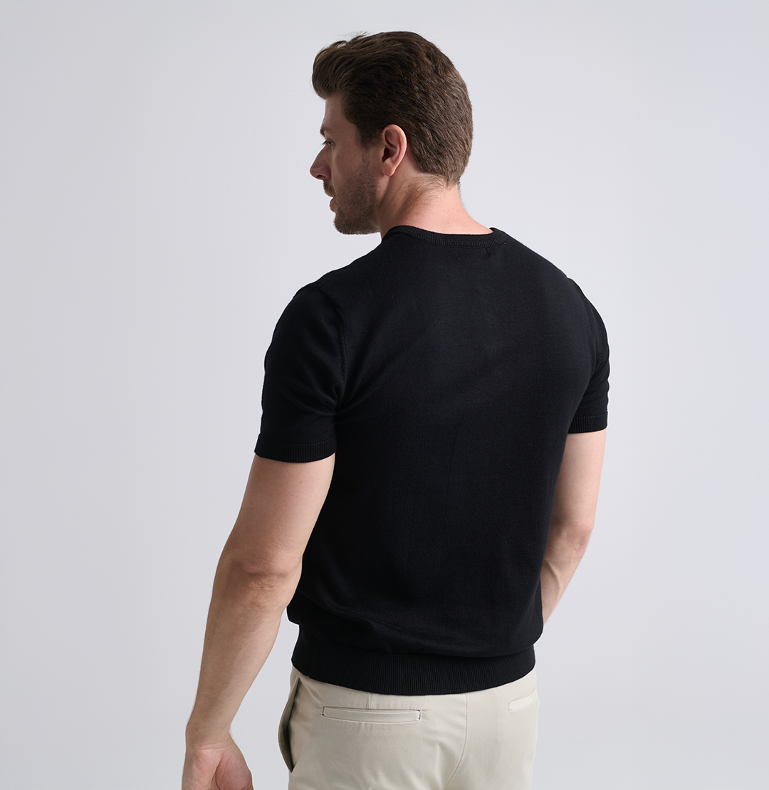 Camisa Henley Tricot Minimal